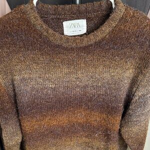 Zara Women's Gradient Brown Sweater